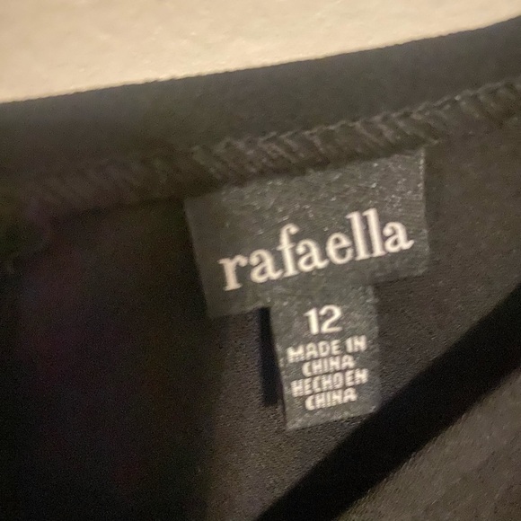 Rafaella Mock Neck Dress. Sz 12 - Picture 4 of 4